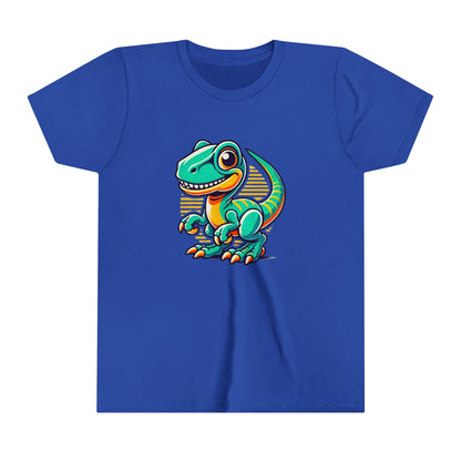 Youth Bright Teal Baby Dinosaur – Perfect Gift for Dino Enthusiasts! - Unisex Jersey Short Sleeve Tee Super Comfy Dino T-Shirt Gift