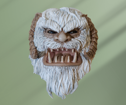 Wampa Head Wall Mount - Unique Sci-Fi Home Decor for Star Wars Fan - Cool Gift for Geeks, Nerds and Sci  -Fi Fans