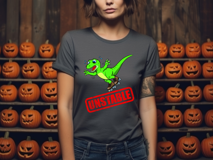 Unstable Raptor Stamp Women's T-Shirt for the Dino loving gal in your life