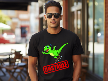 Unstable Raptor Stamp Unisex T-Shirt for the Dino lover in your life