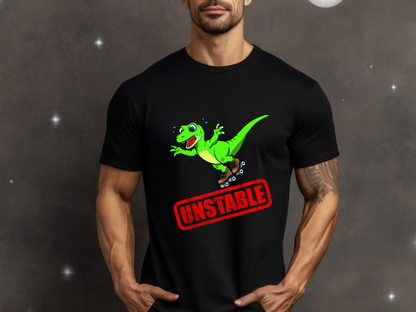 Unstable Raptor Stamp Unisex T-Shirt for the Dino lover in your life