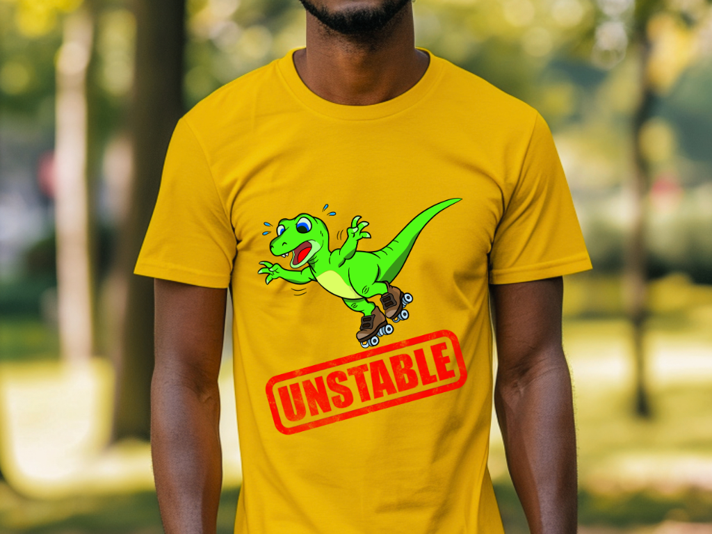 Unstable Raptor Stamp Unisex T-Shirt for the Dino lover in your life