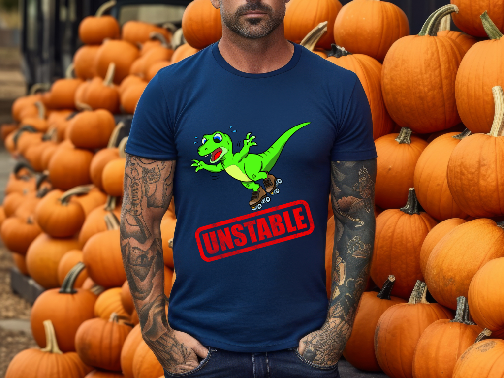 Unstable Raptor Stamp Unisex T-Shirt for the Dino lover in your life