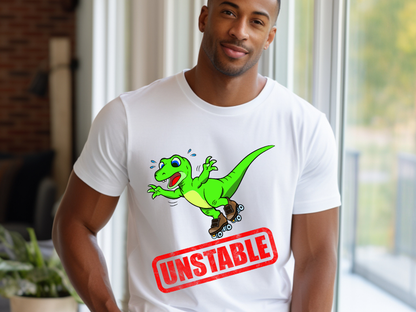 Unstable Raptor Stamp Unisex T-Shirt for the Dino lover in your life