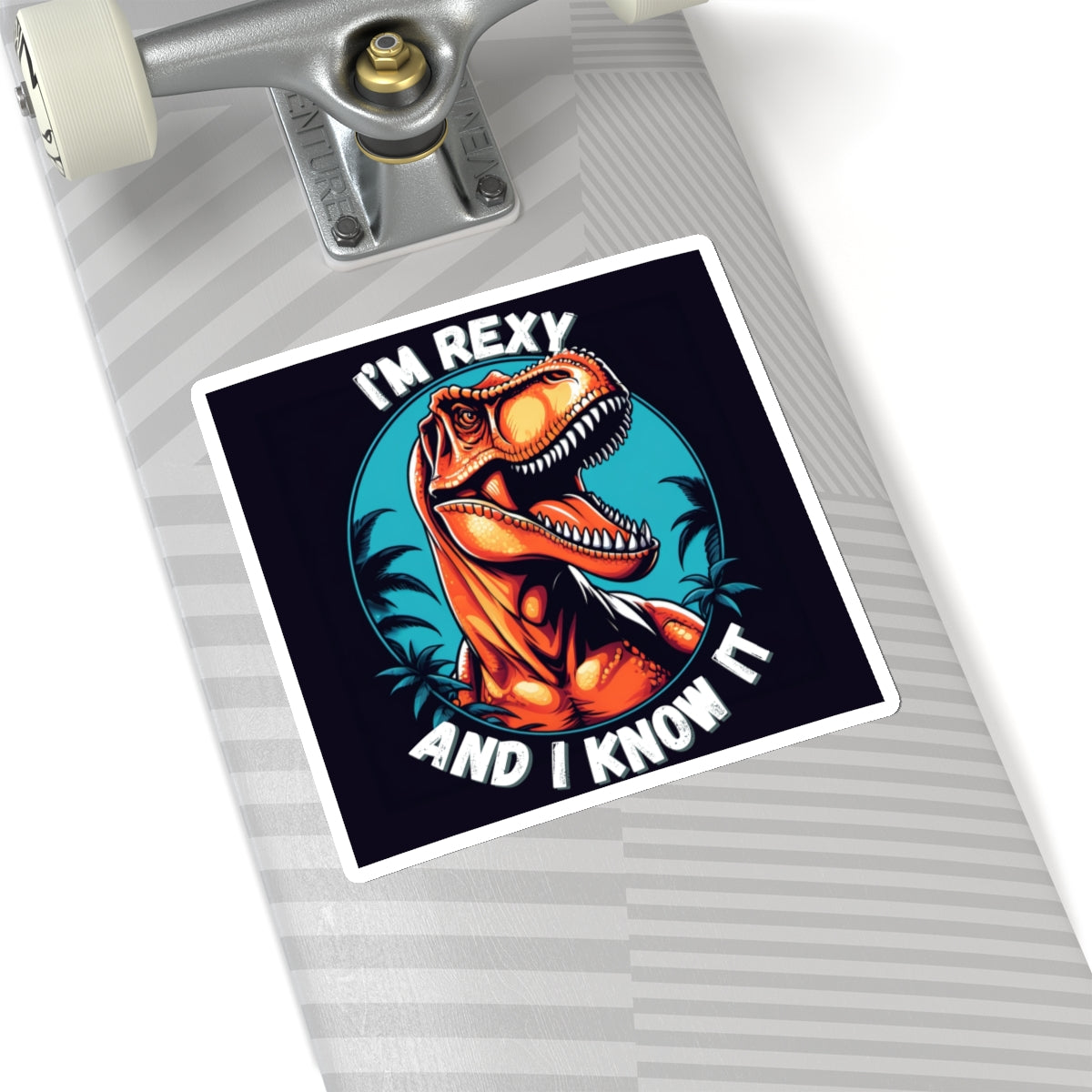 Rexy Swagger Sticker – The King of Confidence