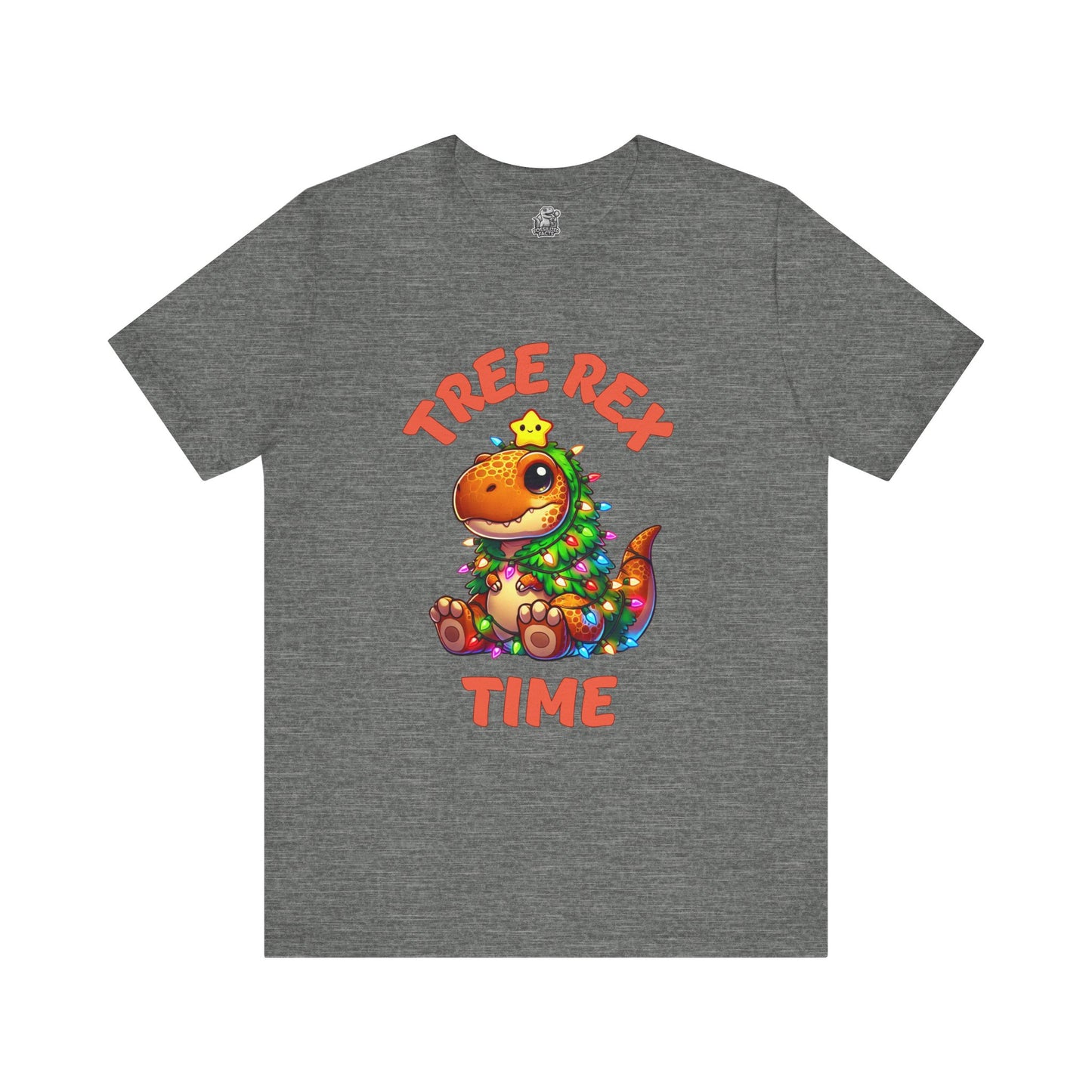 Tree Rex Time Christmas Kevin - Unisex Jersey Short Sleeve Tee Super Comfy Dino T-Shirt Gift