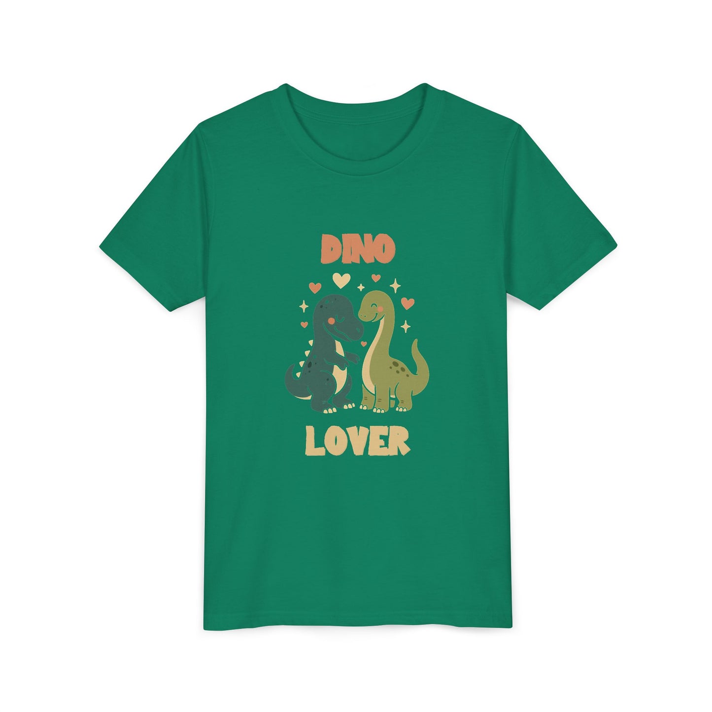 Prehistoric Pair of Dino Lover Tee Youth Size T-Shirt for kids who love dinosaurs