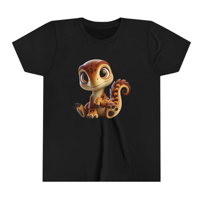 Youth Adorable Baby Dino Plush with Big Eyes – Perfect Gift for Dino Lovers! - Unisex Jersey Short Sleeve Tee Super Comfy Dino T-Shirt Gift