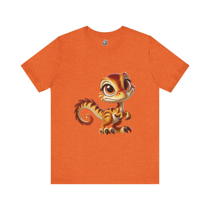 Whimsical Velociraptor - Unisex Jersey Short Sleeve Tee Super Comfy Dino T-Shirt Gift