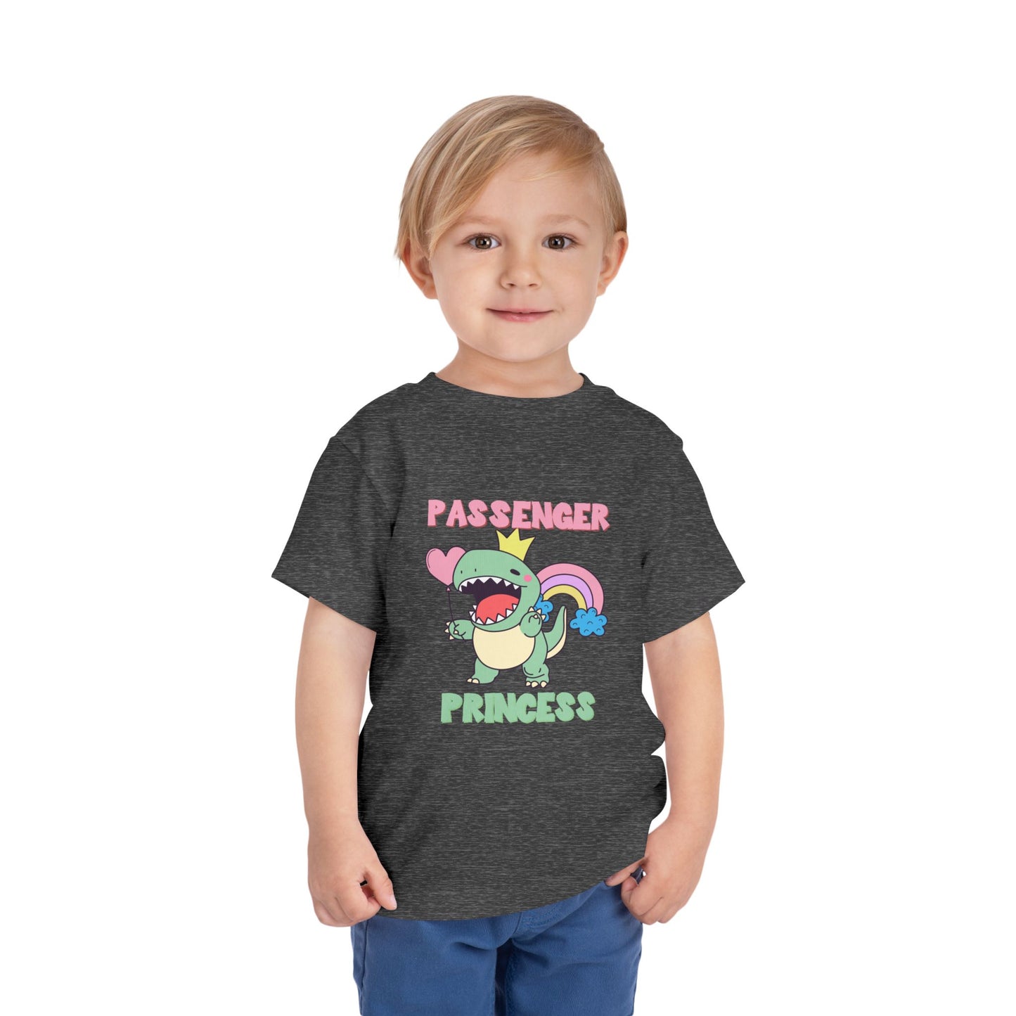 Passenger Princess Rex Toddler Size T-Shirt for kids who love dinosaurs