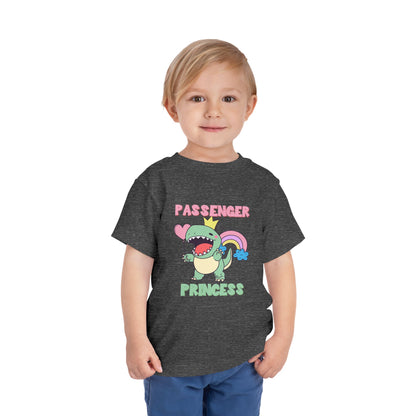 Passenger Princess Rex Toddler Size T-Shirt for kids who love dinosaurs
