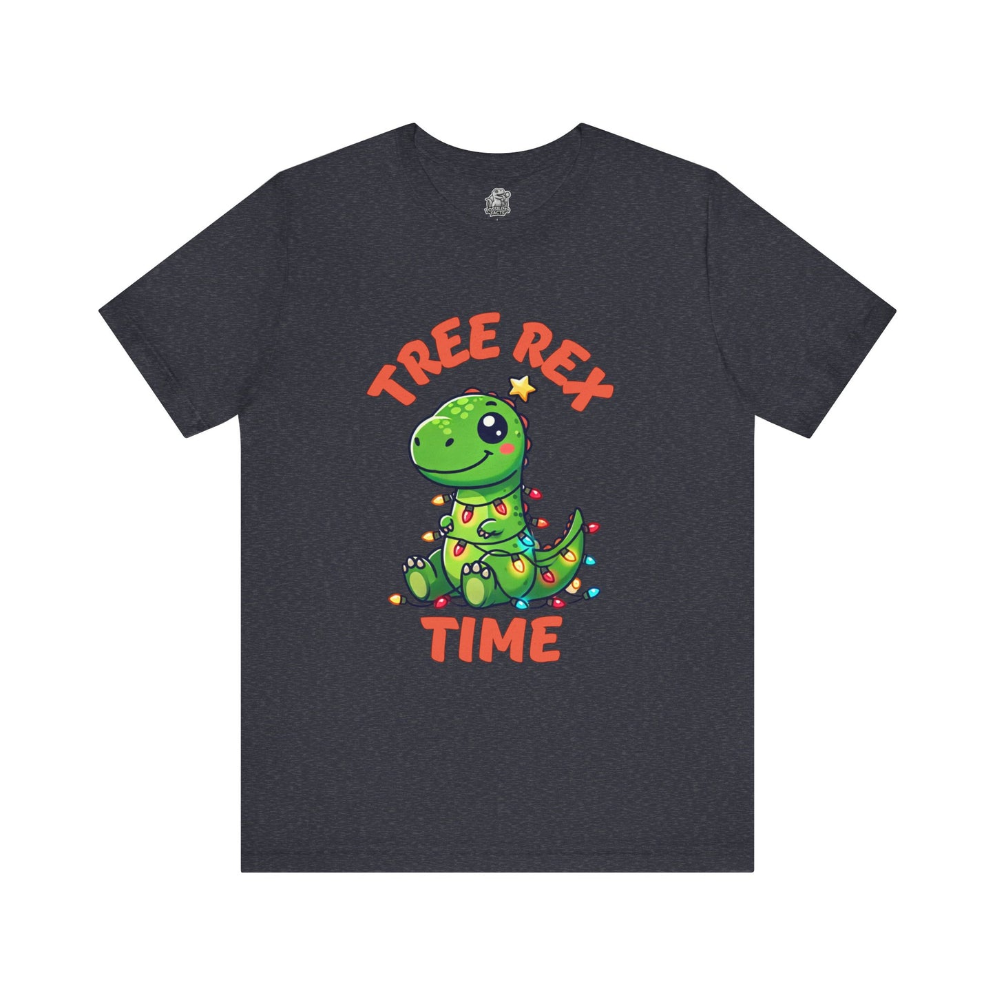 Tree Rex Time Christmas Steve - Unisex Jersey Short Sleeve Tee Super Comfy Dino T-Shirt Gift