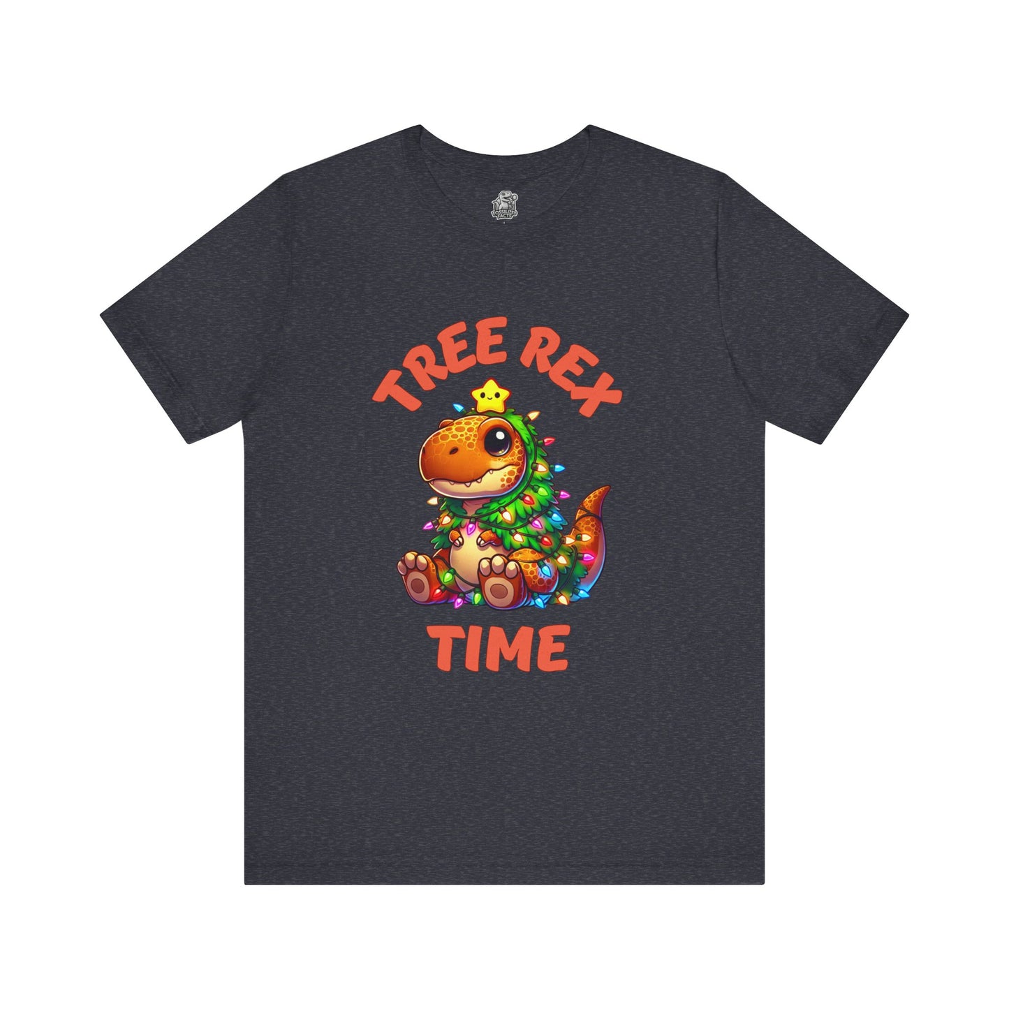 Tree Rex Time Christmas Kevin - Unisex Jersey Short Sleeve Tee Super Comfy Dino T-Shirt Gift