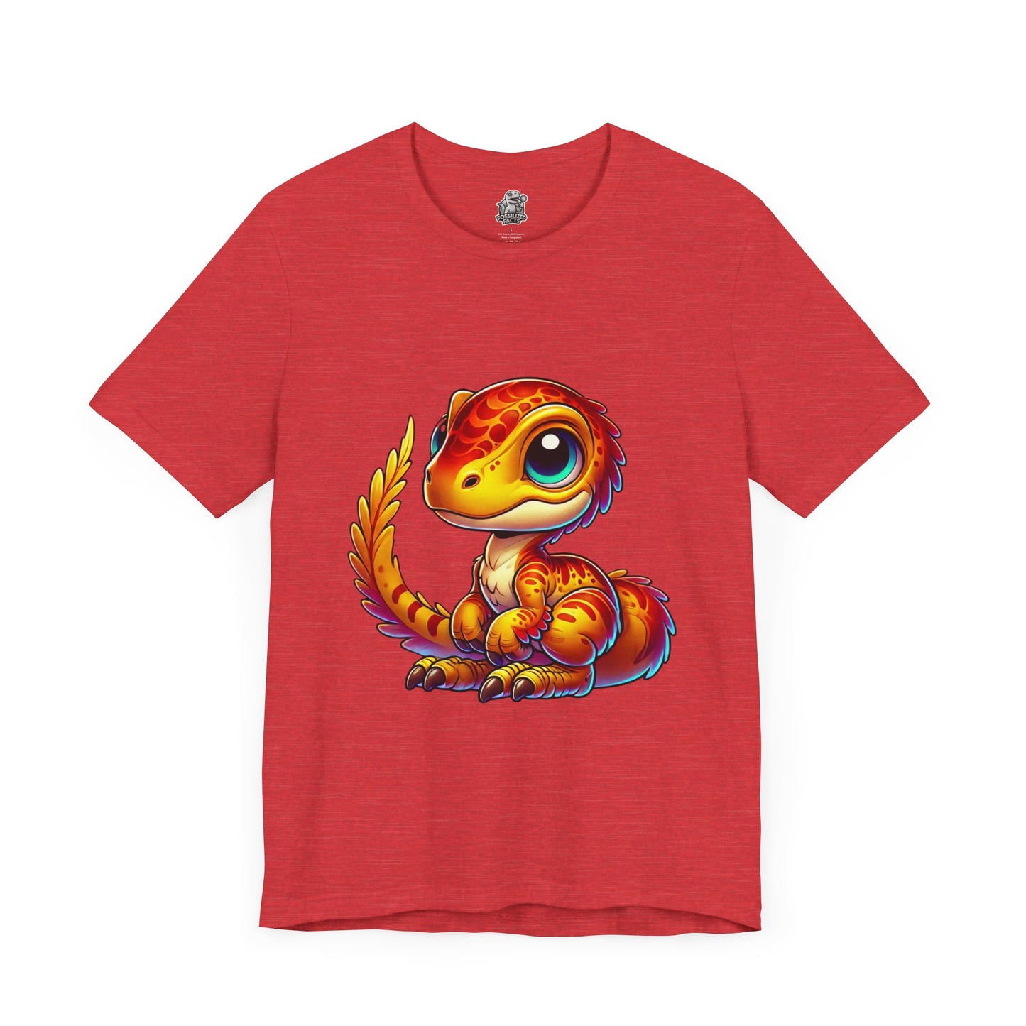 Adorable Velociraptor - Unisex Jersey Short Sleeve Tee Super Comfy Dino T-Shirt Gift