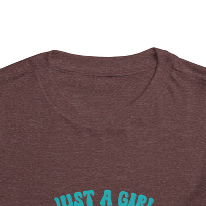 Just a Girl Who Loves Dinosaurs Toddler Size T-Shirt Stem children who Love Dinosaurs Tshirts