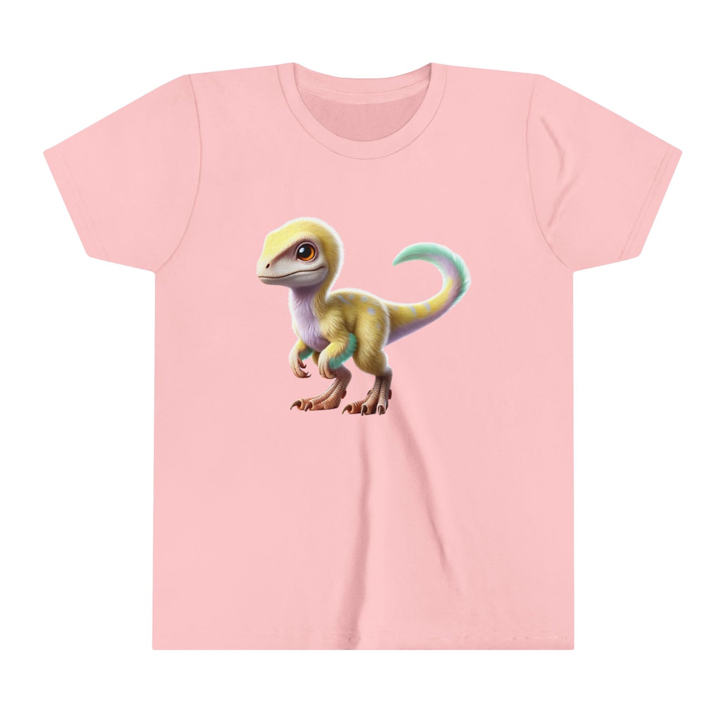 Youth Soft and Fluffy Baby Dino Plush – The Perfect Prehistoric Friend for Kids! 🦖💛 - Unisex Jersey Short Sleeve Tee Super Comfy Dino T-Shirt Gift