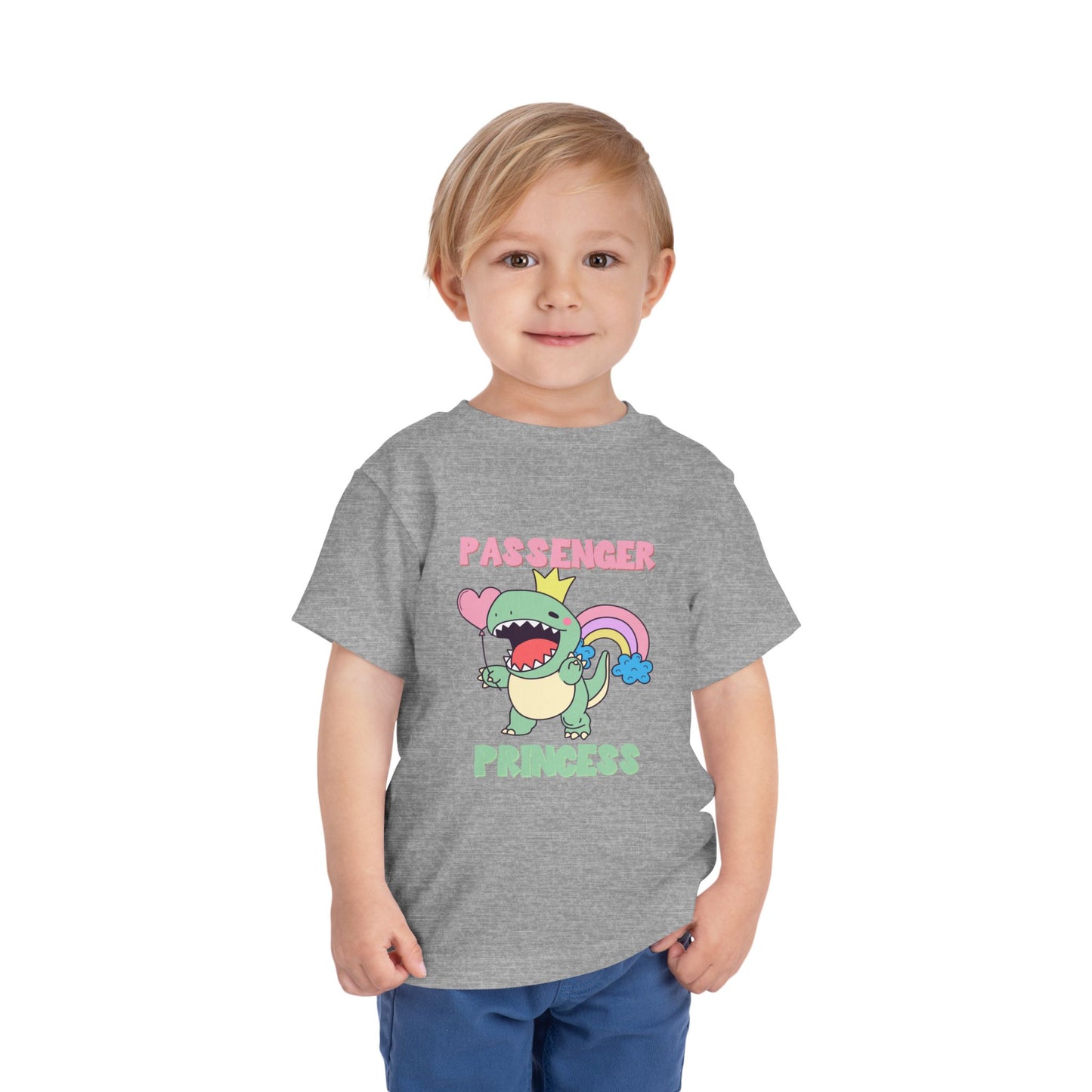 Passenger Princess Rex Toddler Size T-Shirt for kids who love dinosaurs