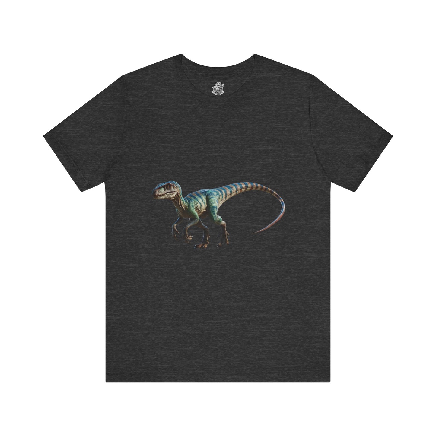 Vibrant Velociraptor Adventure Tee - Unisex Jersey Short Sleeve Tee Super Comfy Dino T-Shirt Gift