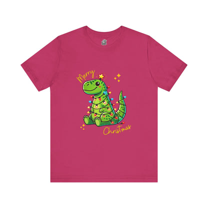 Tree Rex Merry Christmas Devan - Unisex Jersey Short Sleeve Tee Super Comfy Dino T-Shirt Gift