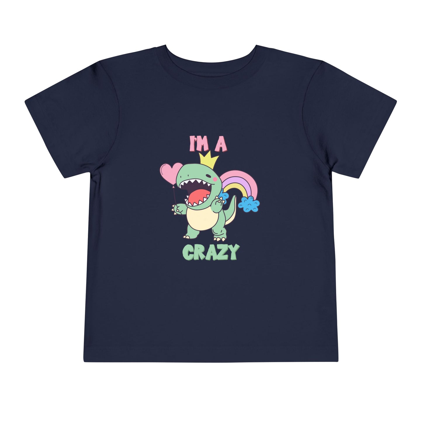 Crazy Cretaceous Cutie Toddler Size T-Shirt for kids who love dinosaurs