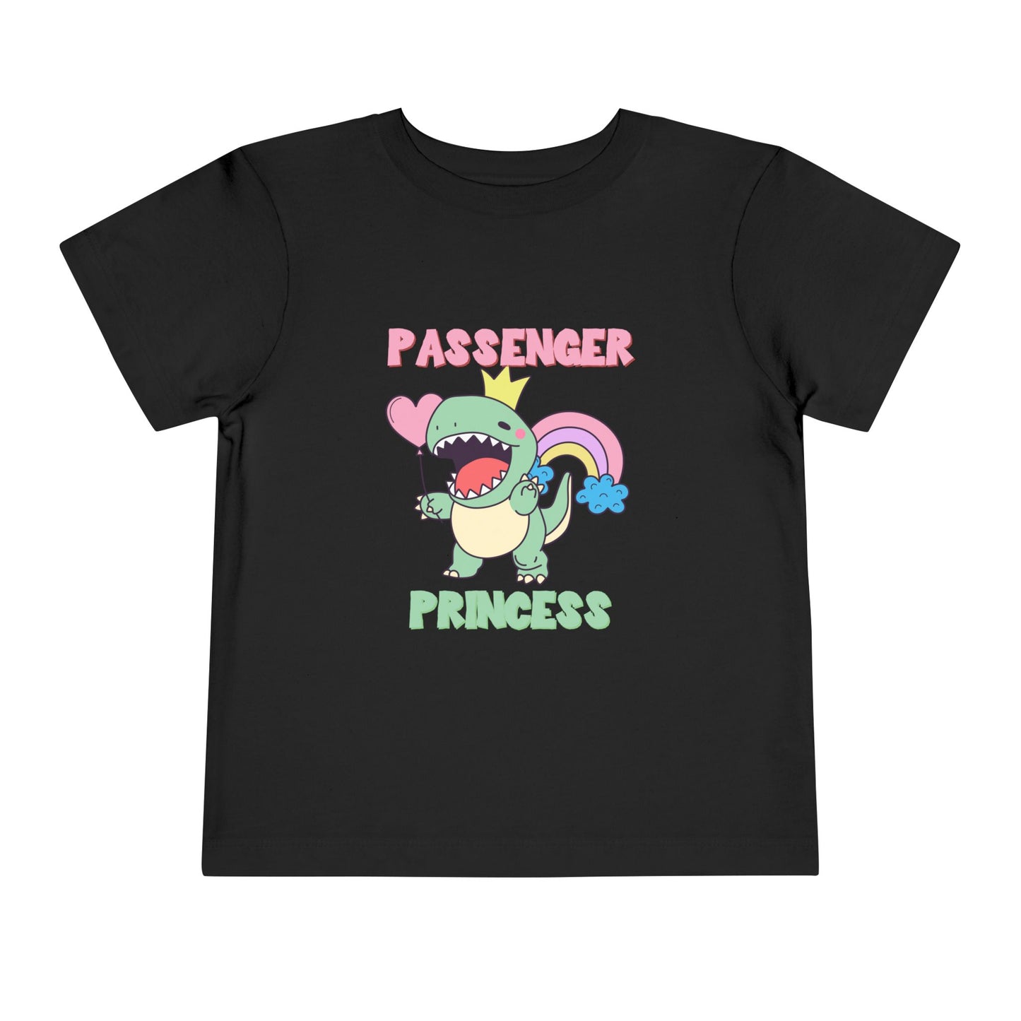 Passenger Princess Rex Toddler Size T-Shirt for kids who love dinosaurs