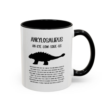 Ankylosaurus Mug with Detailed Black Graphic Amazing Gift for the Dino Lovers in your life