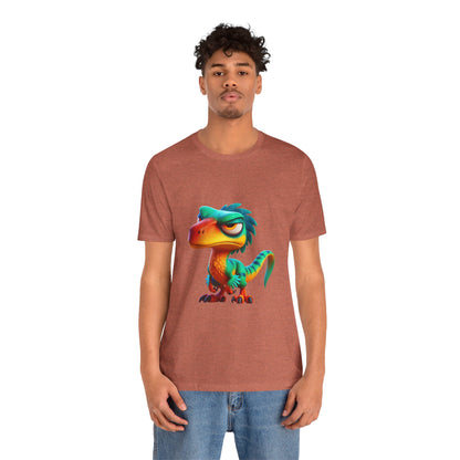 Nope Velociraptor- Unisex Jersey Short Sleeve Tee Super Comfy Dino T-Shirt Gift