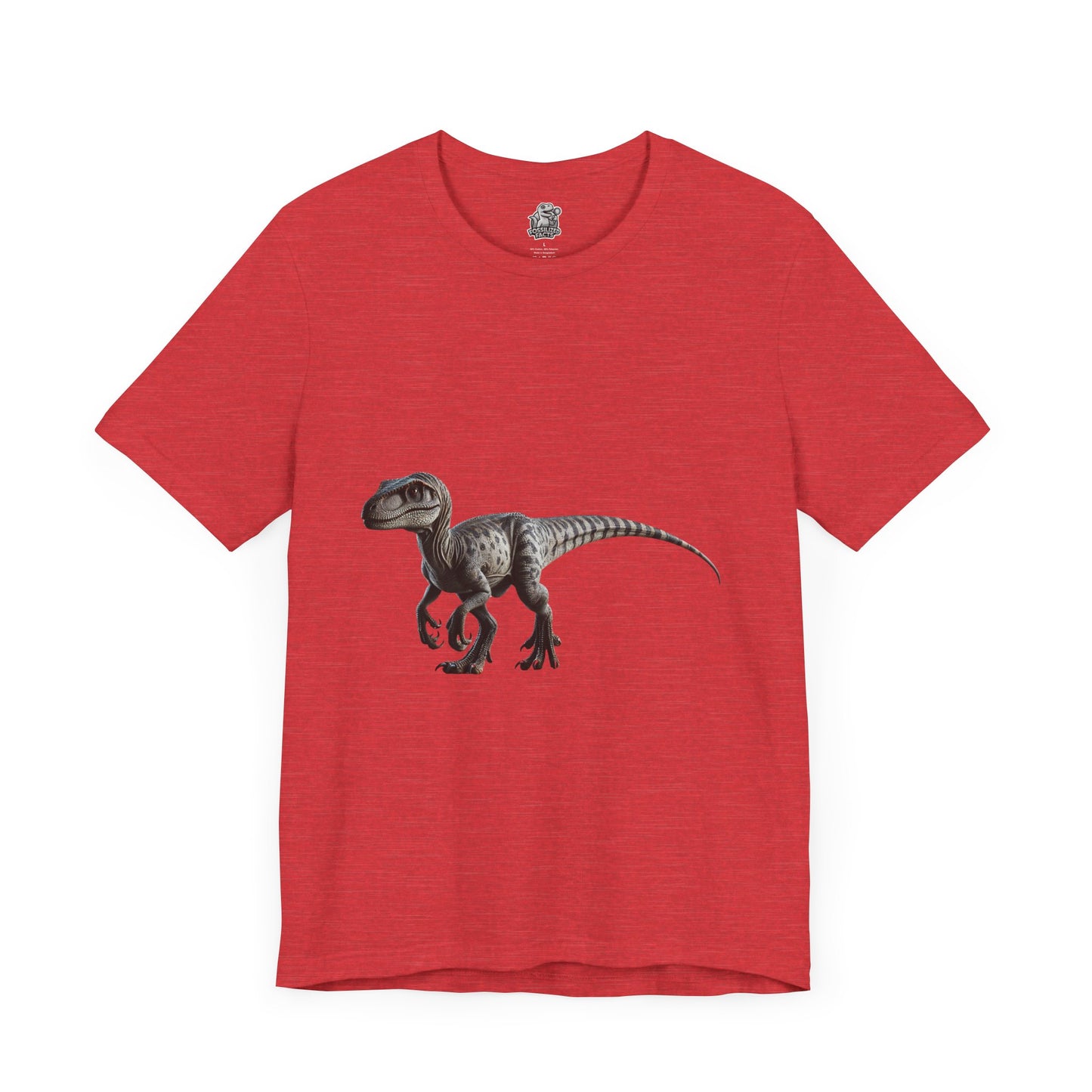 Bold Velociraptor - Unisex Jersey Short Sleeve Tee Super Comfy Dino T-Shirt Gift