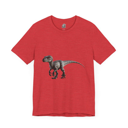 Bold Velociraptor - Unisex Jersey Short Sleeve Tee Super Comfy Dino T-Shirt Gift