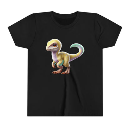 Youth Soft and Fluffy Baby Dino Plush – The Perfect Prehistoric Friend for Kids! 🦖💛 - Unisex Jersey Short Sleeve Tee Super Comfy Dino T-Shirt Gift