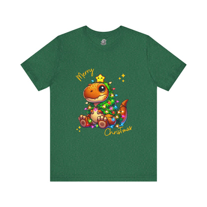 Tree Rex Merry Christmas Kevin - Unisex Jersey Short Sleeve Tee Super Comfy Dino T-Shirt Gift