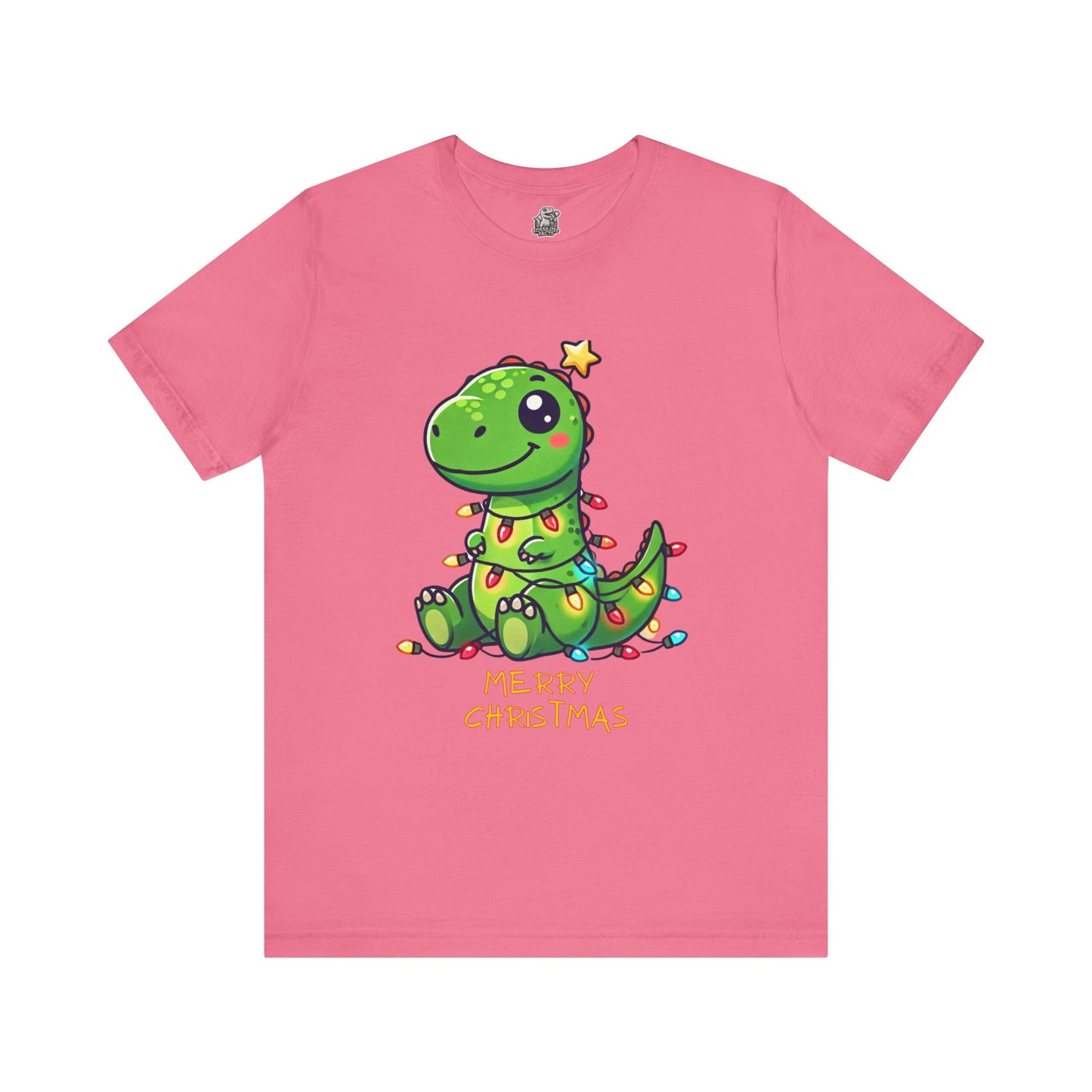 Merry Christmas - Tree Rex Steve - Unisex Jersey Short Sleeve Tee Super Comfy Dino T-Shirt Gift