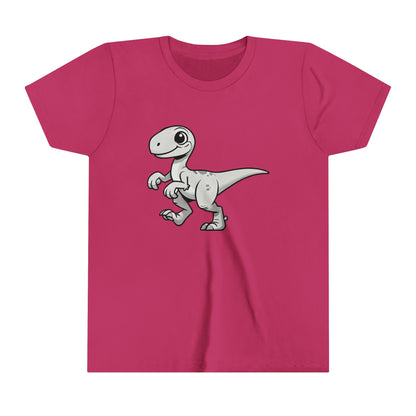 Retro Black and White – Unleash Your Inner Dino Explorer with Fierce Style! 🦖 - Unisex Jersey Short Sleeve Tee Super Comfy Dino T-Shirt Gift