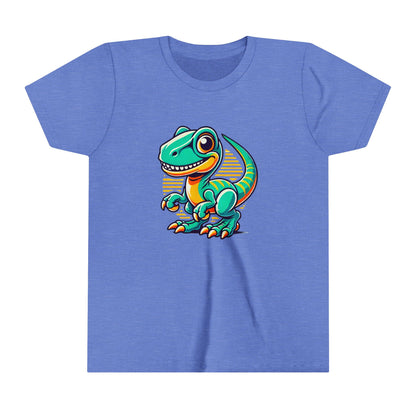 Youth Bright Teal Baby Dinosaur – Perfect Gift for Dino Enthusiasts! - Unisex Jersey Short Sleeve Tee Super Comfy Dino T-Shirt Gift