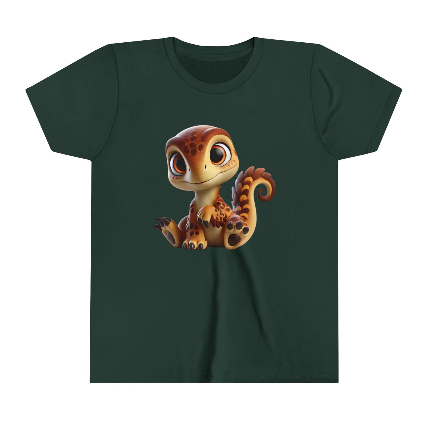 Youth Adorable Baby Dino Plush with Big Eyes – Perfect Gift for Dino Lovers! - Unisex Jersey Short Sleeve Tee Super Comfy Dino T-Shirt Gift