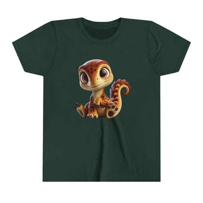 Youth Adorable Baby Dino Plush with Big Eyes – Perfect Gift for Dino Lovers! - Unisex Jersey Short Sleeve Tee Super Comfy Dino T-Shirt Gift