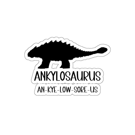 Ankylosaurus - Amazing Kiss-Cut Sticker Gift to dino decorate any surface