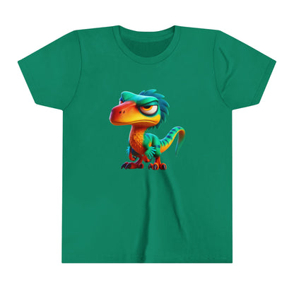 Youth Nope Velociraptor  – Perfect for Dino Fans! - Unisex Jersey Short Sleeve Tee Super Comfy Dino T-Shirt Gift