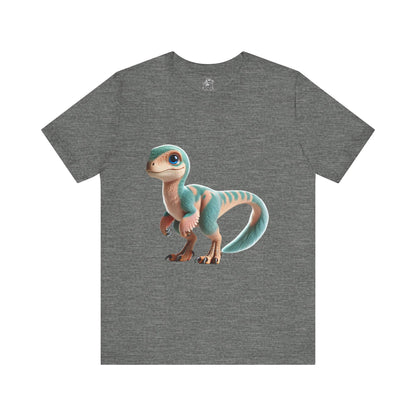 Pastel Velociraptor - Unisex Jersey Short Sleeve Tee Super Comfy Dino T-Shirt Gift