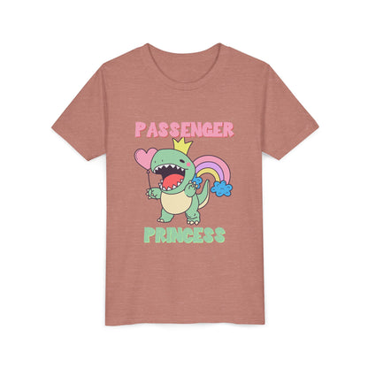 Passenger Princess Rex Youth Size T-Shirt for kids who love dinosaurs