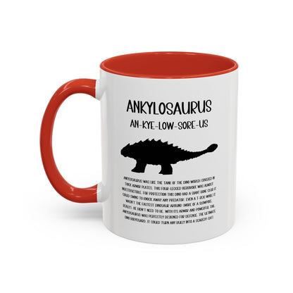 Ankylosaurus Mug with Detailed Black Graphic Amazing Gift for the Dino Lovers in your life