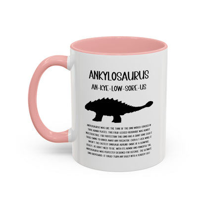 Ankylosaurus Mug with Detailed Black Graphic Amazing Gift for the Dino Lovers in your life