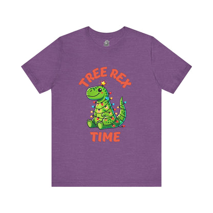 Tree Rex Time Christmas Devan - Unisex Jersey Short Sleeve Tee Super Comfy Dino T-Shirt Gift