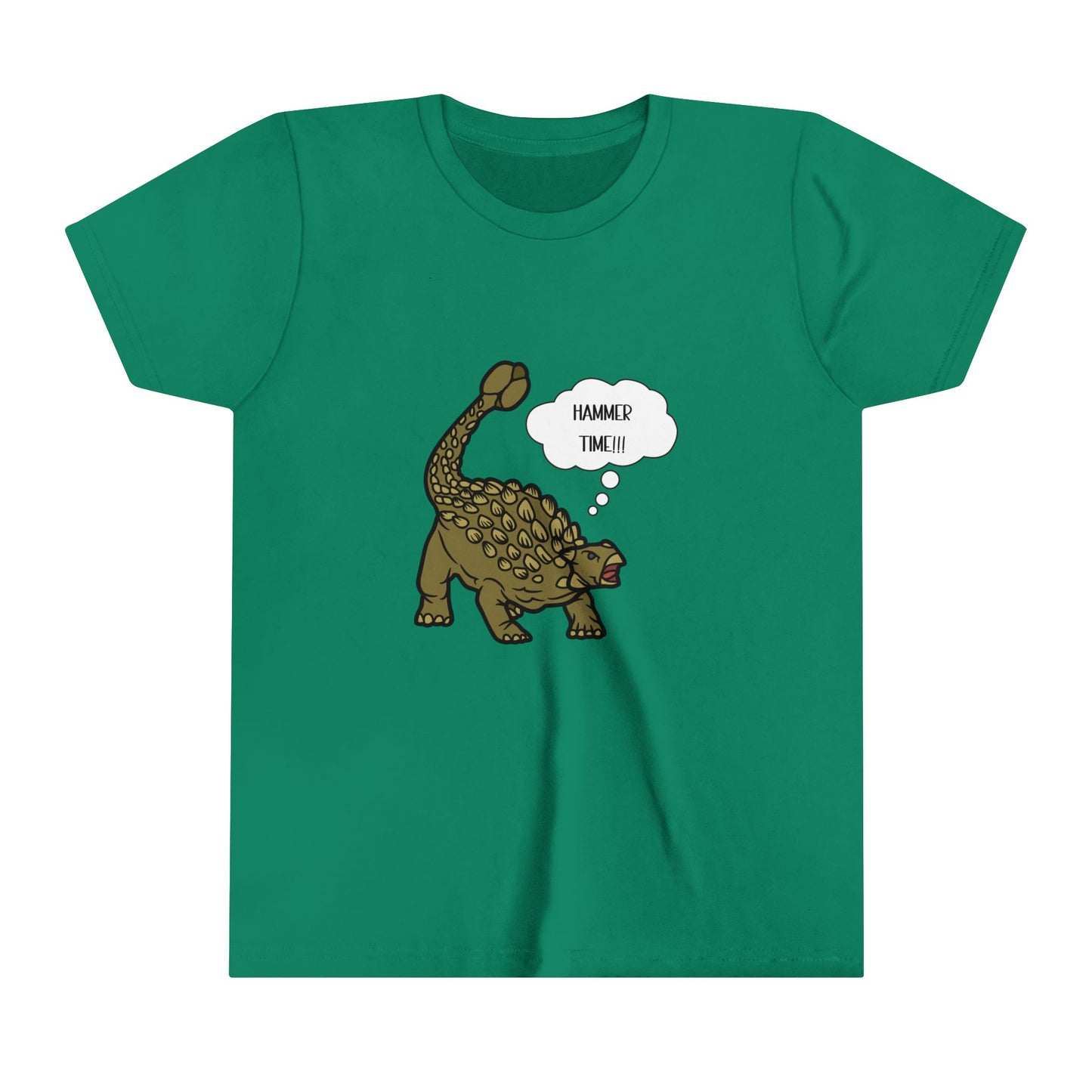 Ankylosaurus Hammer Time Graphic - Unisex Jersey Short Sleeve Tee Super Comfy Dino T-Shirt Gift