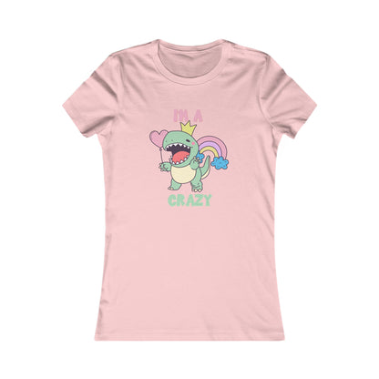 Crazy Cretaceous Cutie Womens fit Short Sleeve Tee