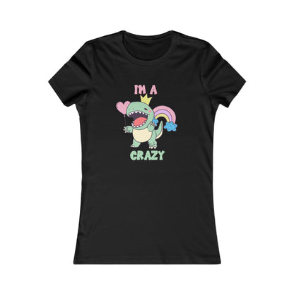Crazy Cretaceous Cutie Womens fit Short Sleeve Tee