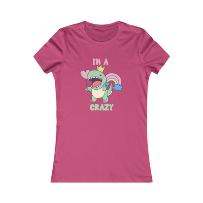 Crazy Cretaceous Cutie Womens fit Short Sleeve Tee