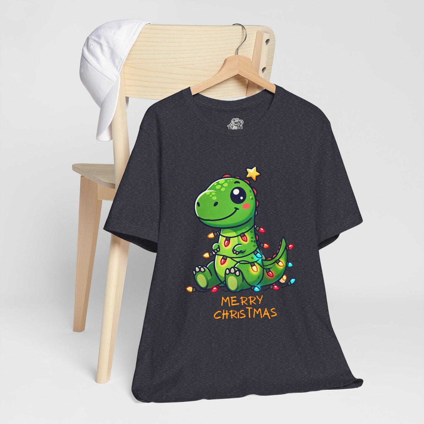 Merry Christmas - Tree Rex Steve - Unisex Jersey Short Sleeve Tee Super Comfy Dino T-Shirt Gift