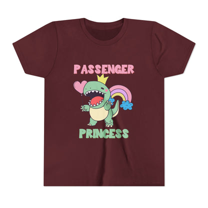 Passenger Princess Rex Youth Size T-Shirt for kids who love dinosaurs