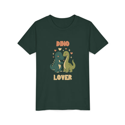 Prehistoric Pair of Dino Lover Tee Youth Size T-Shirt for kids who love dinosaurs